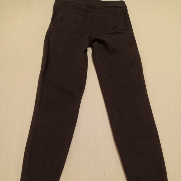 Spanx Vintage Black Distressed Ankle Jean Leggings Size S - Picture 2 of 11